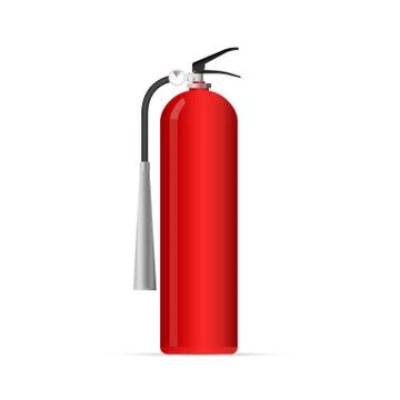 Fire extinguishers vector illustration isolated on white background Stock Illustration