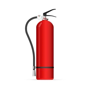 Fire extinguishers vector illustration isolated on white background Stock Illustration