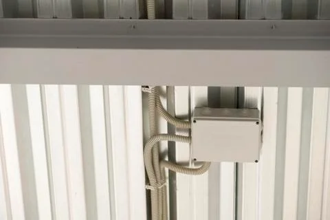 Fire extinguishing system on the ceiling Stock Photos