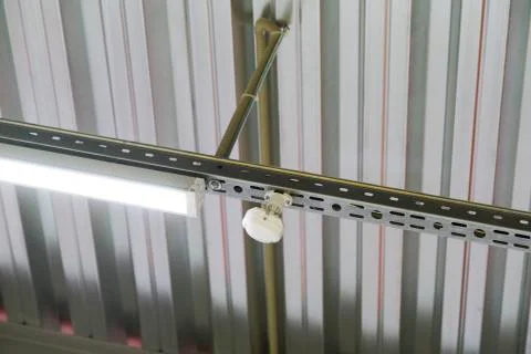 Fire extinguishing system on the ceiling Stock Photos