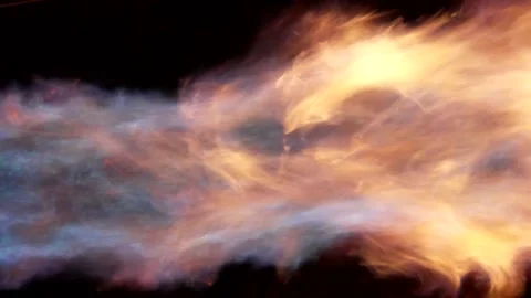 Fire fast explosion Stock Footage 184392338