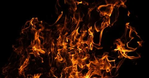 Fire fiery texture backdrop. Fire hot flame swirl. Fire powerful combustion s Stock Photos