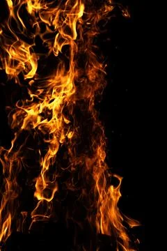 Fire fiery texture backdrop. Fire hot flame swirl. Fire powerful combustion s Stock Photos