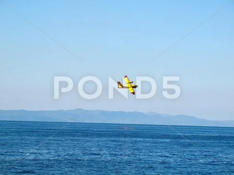 Fire fighter airplane Stock Photos