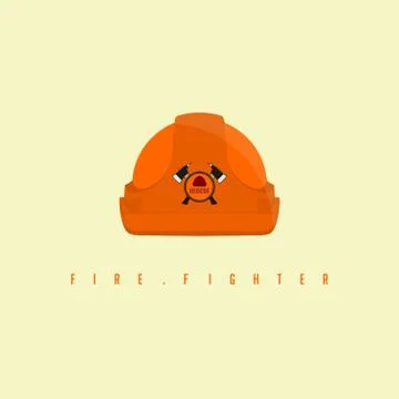Fire Fighter Helmet Stock Illustration