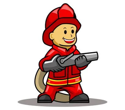 Fire Fighter Illustrazione stock