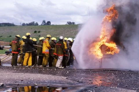 Fire Fighter Training Stock Photos