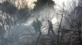 Fire fighters against ferocious fire HD Footage