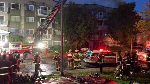 Fire fighters Stock Footage 141162184