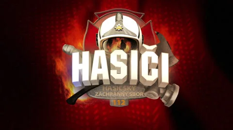 Fire fighters - intro in Czech language Video stock 23703218