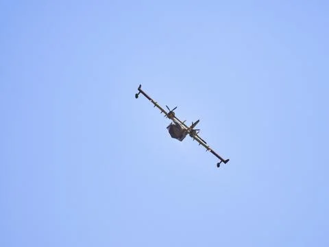 Fire fighters in the sky Stock Photos