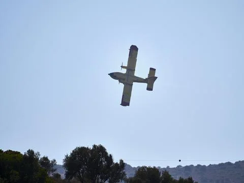 Fire fighters in the sky Stock Photos