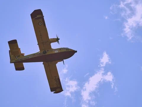 Fire fighters in the sky Stock Photos