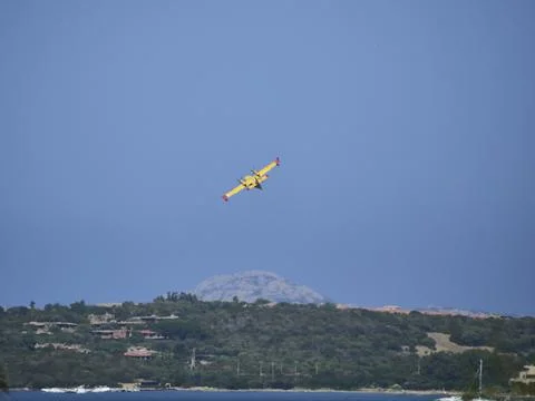 Fire fighters in the sky Stock Photos