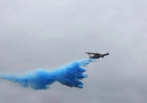 Fire fighting aircraft Stock Photos