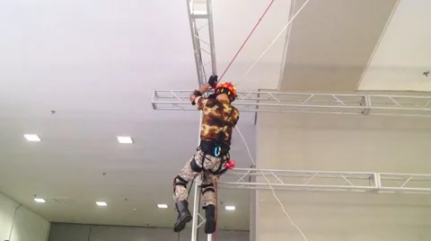 Fire fighting and rescue exercise Video stock 67789723