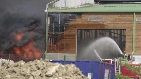 Fire fighting building 04 Stock Footage 44175056