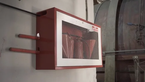 Fire fighting equipment box Stock Footage 111395140