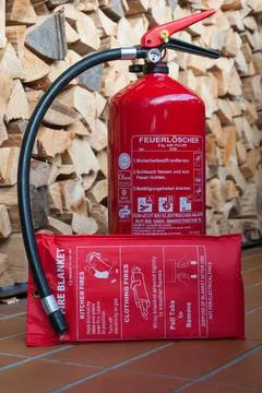 Fire fighting equipment Stock Photos