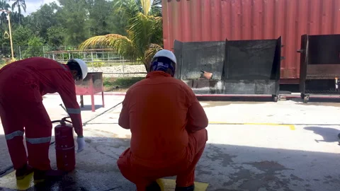 Fire Fighting Training Stock Footage 143950203