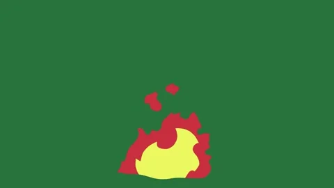 Fire on figure Video stock 335978900
