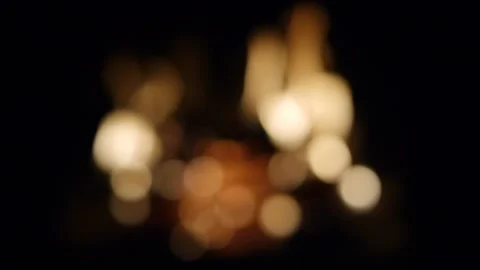 A fire in the fireplace 3 Vídeo Stock 96001748