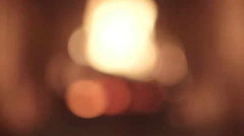 Fire in a fireplace, blurred Stock Footage 45920663