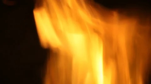 Fire in fireplace Stock Footage 30590143