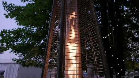 Fire in the fireplace, slow motion Video stock 127341164