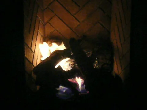 Fire-fireplaces,lamp Stock Footage 538184