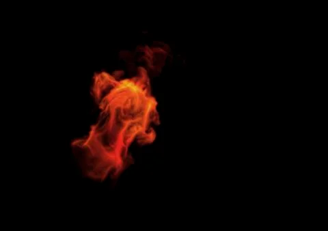 Fire flame - 3D rendering Stock Illustration
