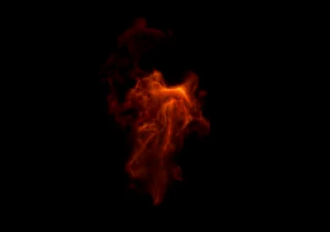 Fire flame - 3D rendering Stock Illustration