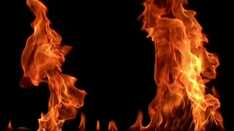 Fire flame / 8х slow motion Stock Footage 850956