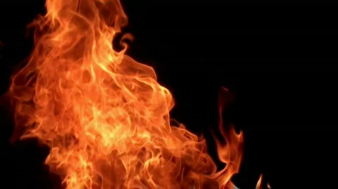 Fire flame / 8х slow motion Stock Footage 851013