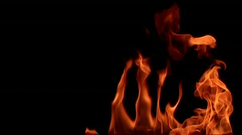 Fire flame / 8х slow motion Stock Footage 851036