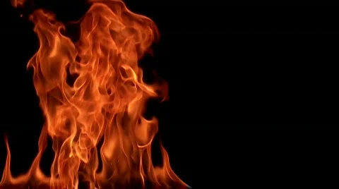 Fire flame / 8х slow motion Stock Footage 851059