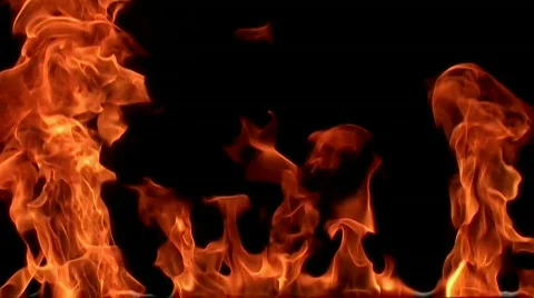 Fire flame / 8х slow motion Stock Footage 851090