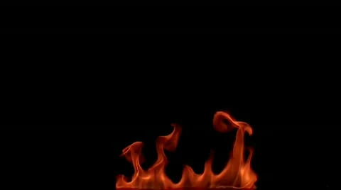 Fire flame / 8х slow motion Stock Footage 851123