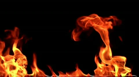 Fire flame / 8х slow motion Stock Footage 856686