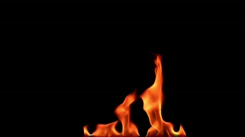 Fire flame / 8х slow motion Stock Footage 856699
