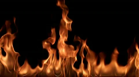 Fire flame / 8х slow motion Stock Footage 856738