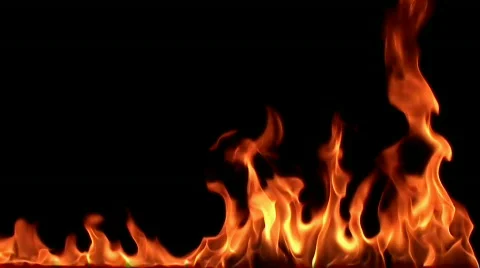 Fire flame / 8х slow motion Stock Footage 856760