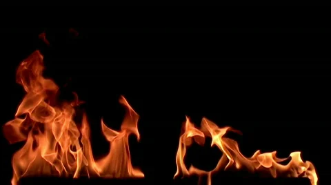 Fire flame / 8х slow motion Stock Footage 856884
