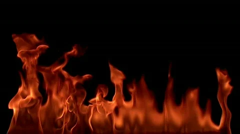 Fire flame / 8х slow motion Stock Footage 861992
