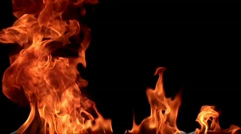 Fire flame / 8х slow motion Stock Footage 862006