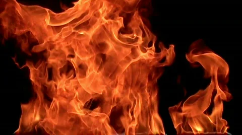 Fire flame / 8х slow motion Stock Footage 862023