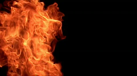 Fire flame / 8х slow motion Stock Footage 862039