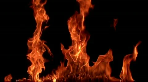 Fire flame / 8х slow motion Stock Footage 862070