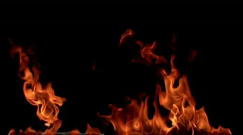 Fire flame / 8х slow motion Stock Footage 862096