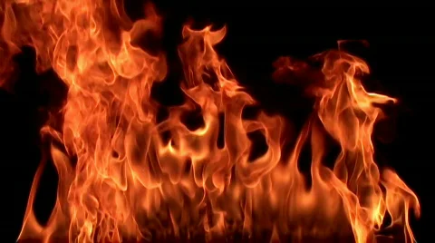 Fire flame / 8х slow motion Stock Footage 862112